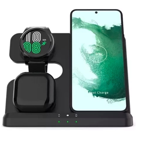 CARGADOR INALAMBRICO 3 EN 1 SAMSUNG GALAXY BUDS ACTIVE WATCH - 1