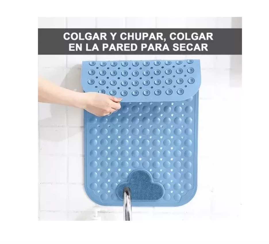 PISO GOMA ANTIDESLIZANTE TINA DUCHA ALFOMBRA BAÑERA - 3