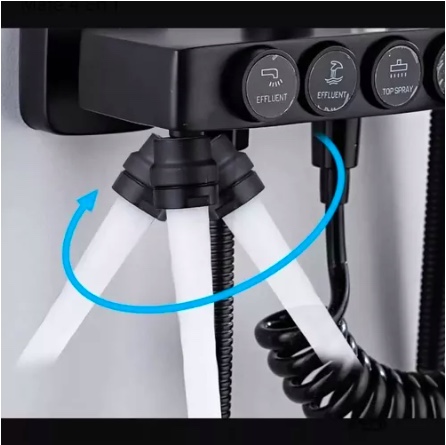 DUCHA COLUMNA NEGRA PUSH BOTON - 8