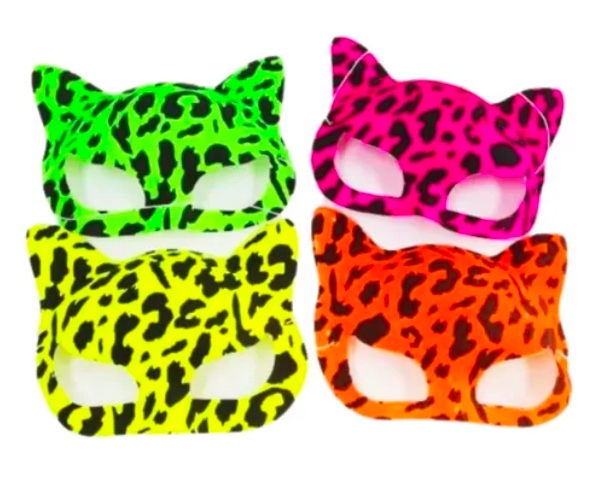 ANTIFAZ RIQUI GATO FLÚOR 6 UNID ANIMAL PRINT SURTIDO - 1