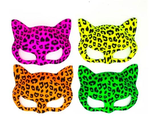 ANTIFAZ RIQUI GATO FLÚOR 6 UNID ANIMAL PRINT SURTIDO - 4