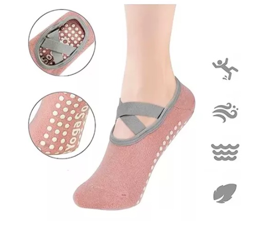 PACK X5 PARES DE CALCETINES UNISEX RIQUI YOGA ANTIDESLIZANTES PILATES - 2