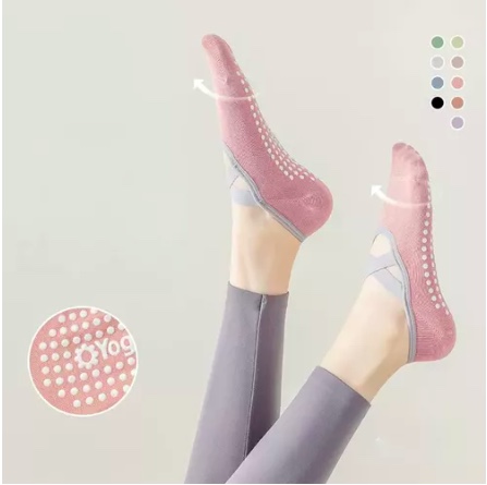 PACK X5 PARES DE CALCETINES UNISEX RIQUI YOGA ANTIDESLIZANTES PILATES - 5