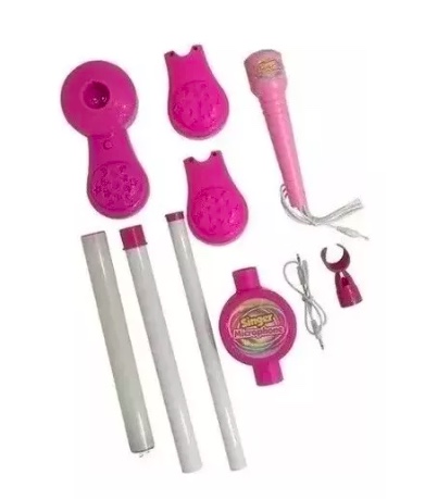 MICRÓFONO RIQUI PEDESTAL JUGUETE MP3 CON LUCES INFANTIL - 3