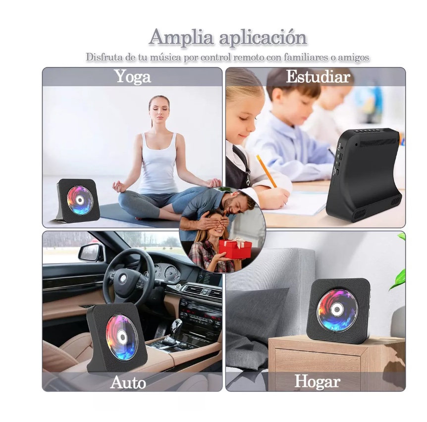 REPRODUCTOR BLUETOOTH DE CD - 5