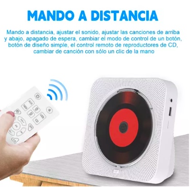 REPRODUCTOR BLUETOOTH DE CD - 7