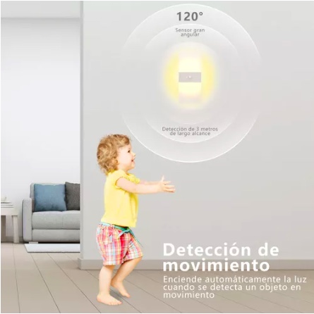 SENSOR DE MOVIMIENTO APLIQUE PARA PARED - 3