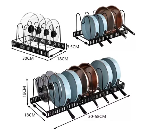 RACK ORGANIZADOR DE OLLAS EXPANDIBLE - 2
