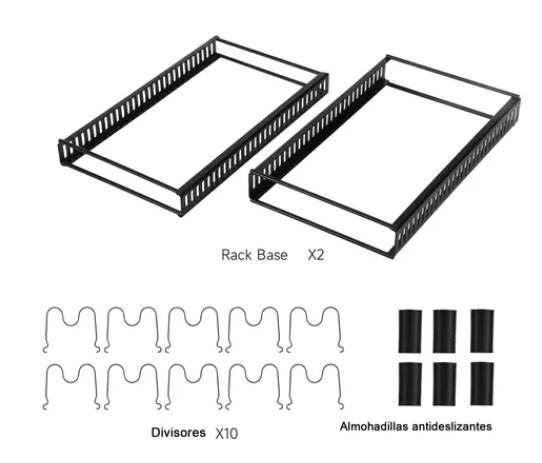 RACK ORGANIZADOR DE OLLAS EXPANDIBLE - 3