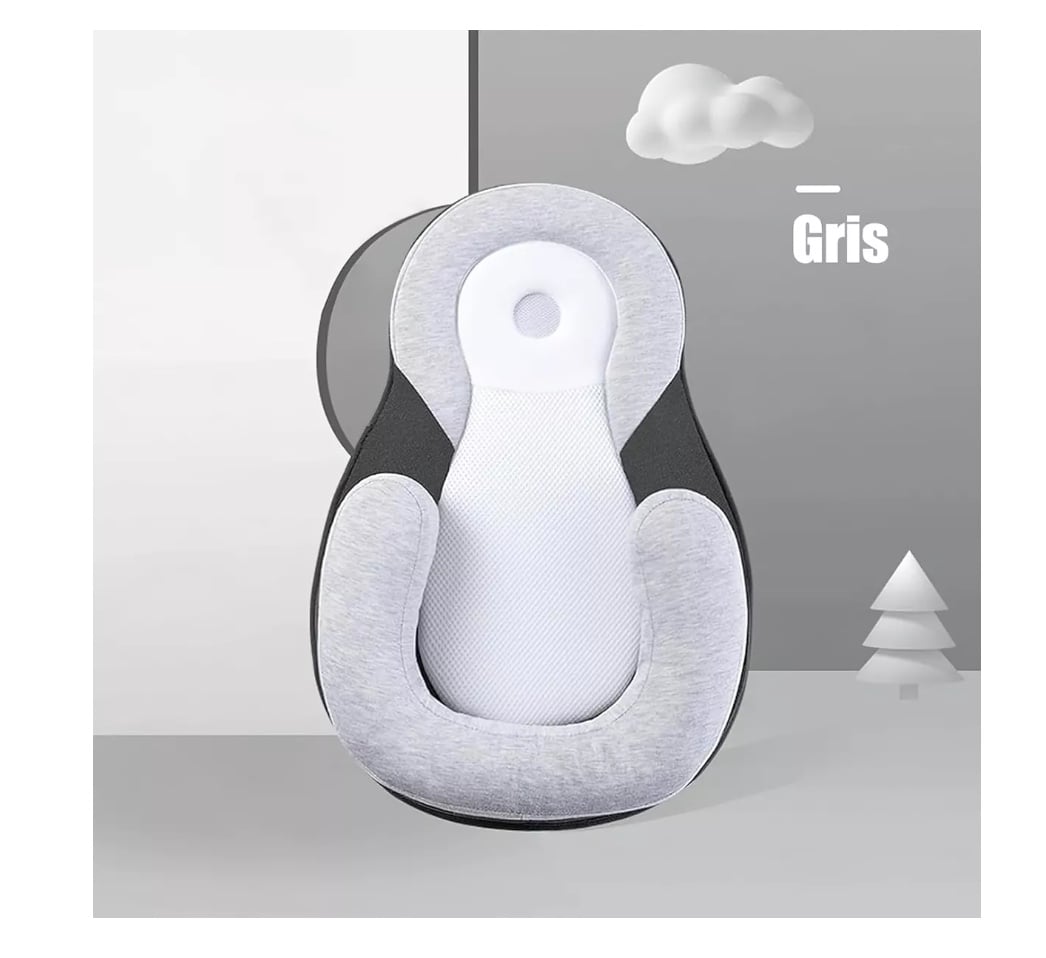 COJIN ANTIREFLUJO RIQUI ANTI REFLUJO GRIS PARA BEBE - 5