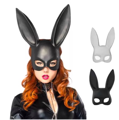 MÁSCARA RIQUI OREJAS CONEJO PLAYBOY - 1