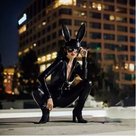 MÁSCARA RIQUI OREJAS CONEJO PLAYBOY - 6