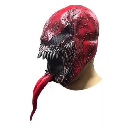 MÁSCARA RIQUI LATEX VENOM ROJO - 3