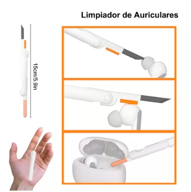 KIT LIMPIEZA RIQUI 24 EN 1 LIMPIADOR PC CELULAR PORTATIL TECLADO - 2