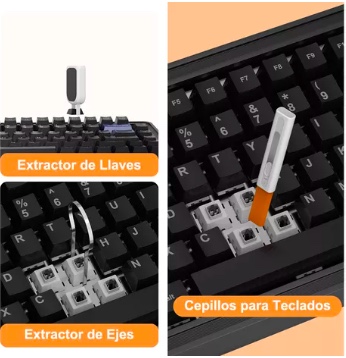 KIT LIMPIEZA RIQUI 24 EN 1 LIMPIADOR PC CELULAR PORTATIL TECLADO - 7