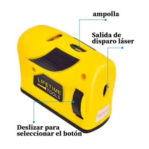 NIVEL LÁSER CUATRO EN UNO CON TRÍPODE - 3