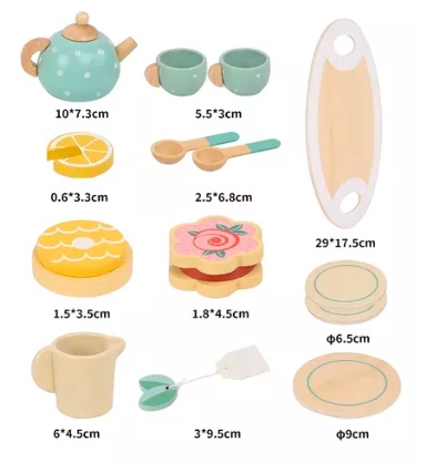 TAZAS DE TÉ RIQUI PARA JUEGO - 5