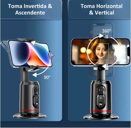 ESTABILIZADOR CELULAR RIQUI SOPROTE GIMBAL SEGUIMIENTO AUTOMÁTIO - 6