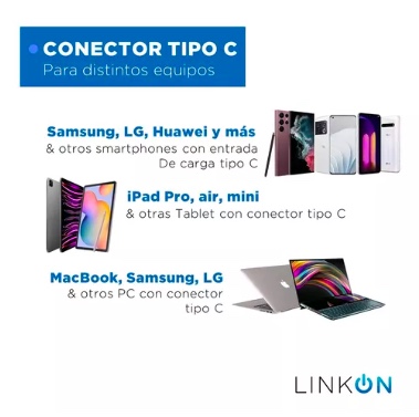 MICROFONO RIQUI INALAMBRICO SOLAPA LAVALIER LINKON PRO + ESTUCHE COLOR ENTRADA USB C - 6