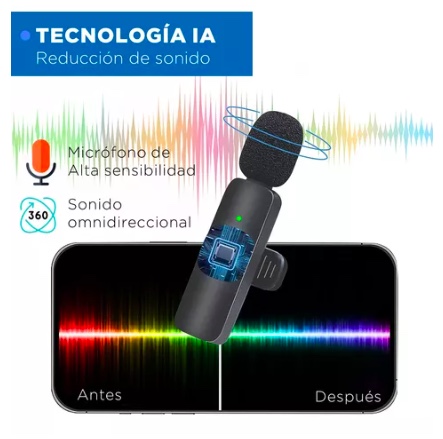 MICROFONO RIQUI INALAMBRICO SOLAPA LAVALIER LINKON PROFESIONAL - 6