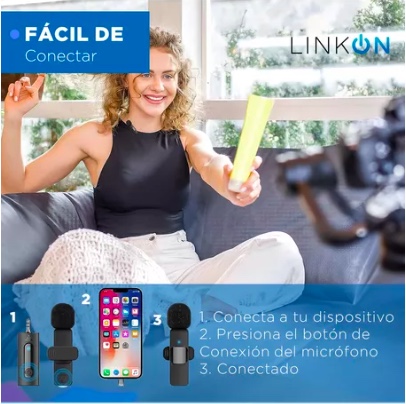 MICROFONO RIQUI INALAMBRICO SOLAPA LAVALIER LINKON PROFESIONAL - 5