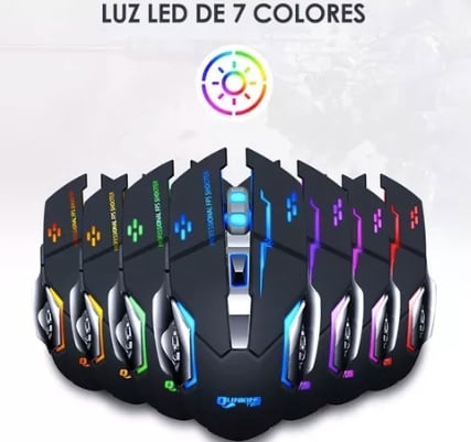 MOUSE INALÁMBRICO RIQUI GAMER SILENCIOSO - 4