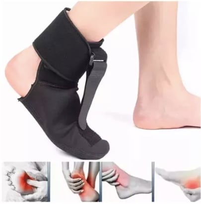 CALCETÍN DE NOCHE PARA FASCITIS PLANTAR-ORTESIS CAÍDA PIE - 1
