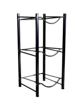 ESTANTE ORGANIZADOR RIQUI RACK 3 BOTELLONES AGUA 20L NEGRO - 2