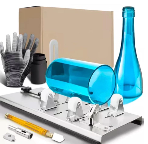 CORTADOR DE BOTELLAS DE VIDRIO + KIT ACCESORIOS - 1