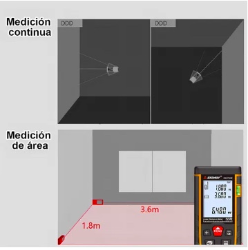 MEDIDOR DISTANCIA RIQUI LASER DIGITAL 50 METROS - 3