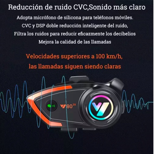 INTERCOMUNICADOR RIQUI CASCO MOTO BLUETOOTH - 2