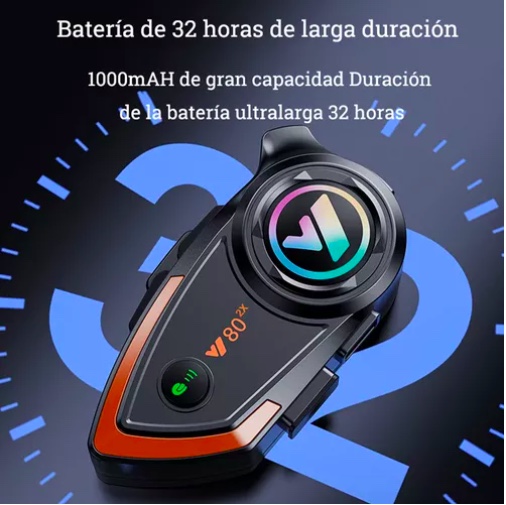 INTERCOMUNICADOR RIQUI CASCO MOTO BLUETOOTH - 5