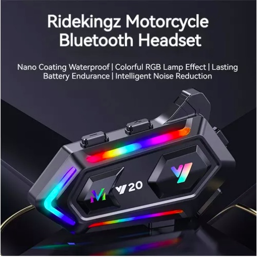 CASCO INTERCOMUNICADOR RIQUI MOTO BLUETOOTH - 2