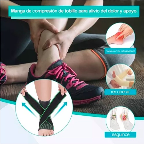 TOBILLERA DEPORTIVA DE COMPRESIÓN - 3