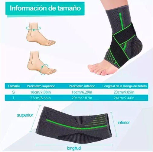 TOBILLERA DEPORTIVA DE COMPRESIÓN - 5