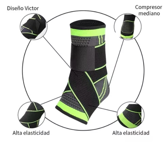 TOBILLERA VENDA ELASTICA ORTOPEDICA COMPRESIÓN - 2