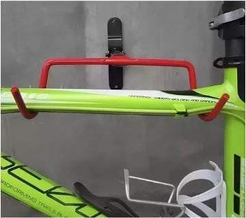 SOPORTE HORIZONTAL ROJO Y NEGRO DE PARED PARA BICICLETA/Z16 - 4