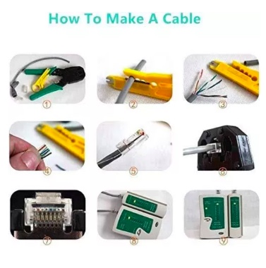 SET HERRAMIENTAS RIQUI CABLEADO REDES - 6