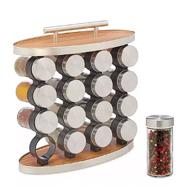 SET CONDIMENTERO ESPECIERO PARA COCINA 16 PCS - 1