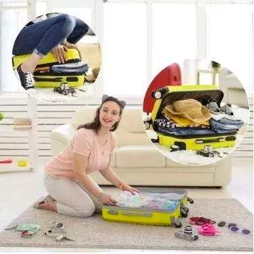 PACK 12 BOLSAS ORGANIZADORAS AL VACIO CON BOMBA MANUAL - 2