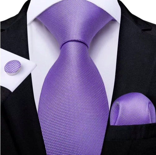CORBATA SEDA HOMBRE, PAÑO Y COLLERAS - 1