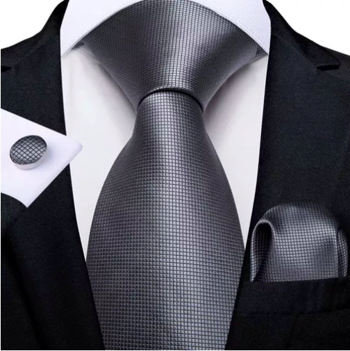 CORBATA SEDA HOMBRE, PAÑO Y COLLERAS - 1