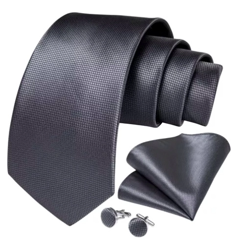 CORBATA SEDA HOMBRE, PAÑO Y COLLERAS - 2