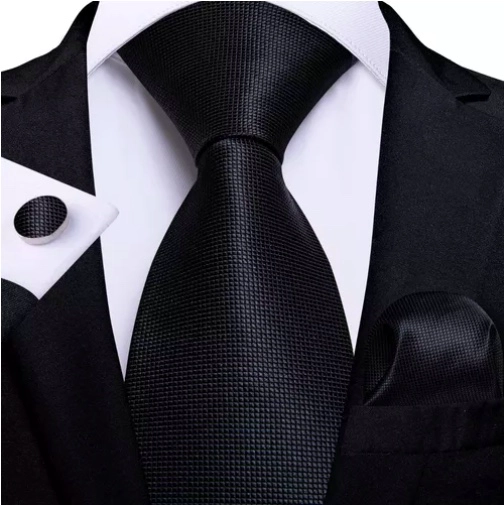 CORBATA SEDA HOMBRE, PAÑO Y COLLERAS - 1