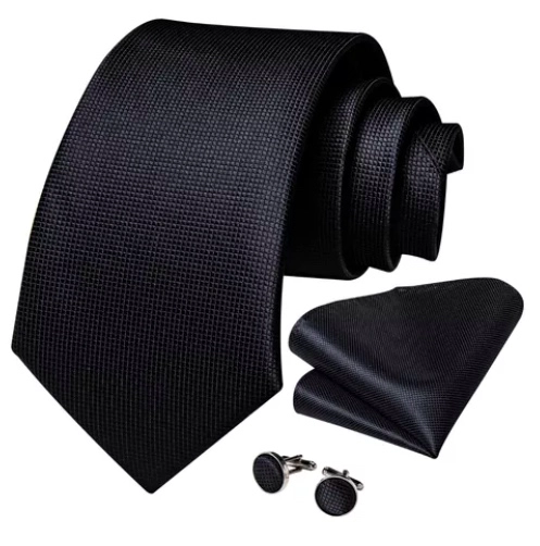 CORBATA SEDA HOMBRE, PAÑO Y COLLERAS - 2