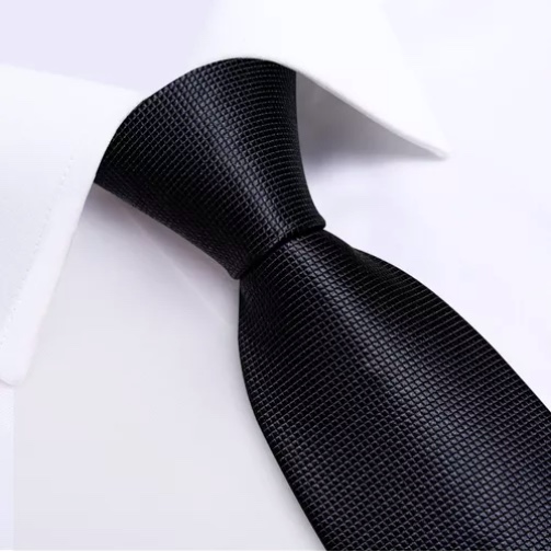 CORBATA SEDA HOMBRE, PAÑO Y COLLERAS - 5