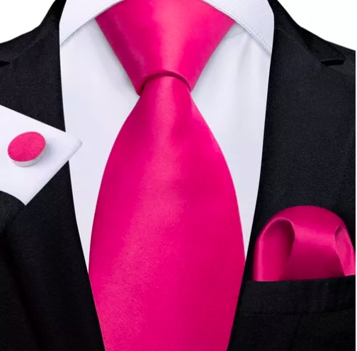 CORBATA SEDA HOMBRE, PAÑO Y COLLERAS - 1