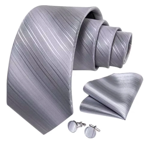 CORBATA SEDA HOMBRE, PAÑO Y COLLERAS - 2