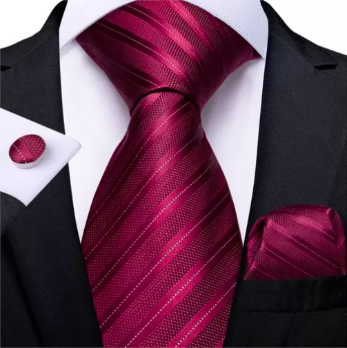 CORBATA SEDA HOMBRE, PAÑO Y COLLERAS - 1