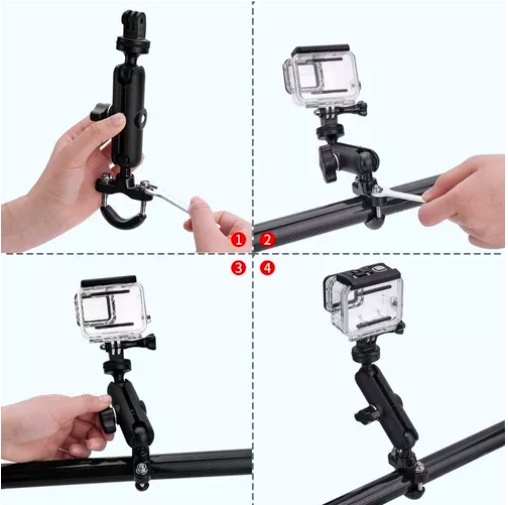SOPORTE DE BICICLETA/MOTOCICLETA PARA GOPRO - 6